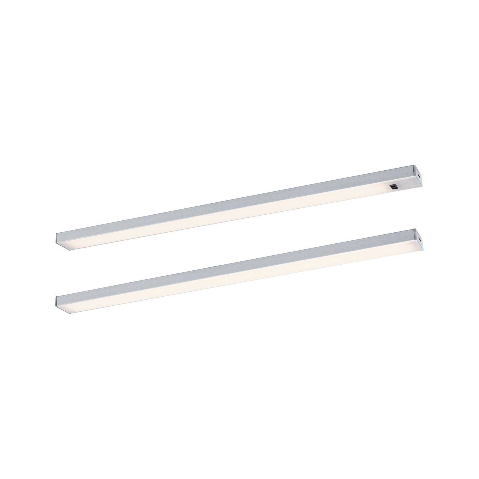 Inline LED-Unterbauleuchte-Basisset 4 W Warmweiß Chrom (matt)