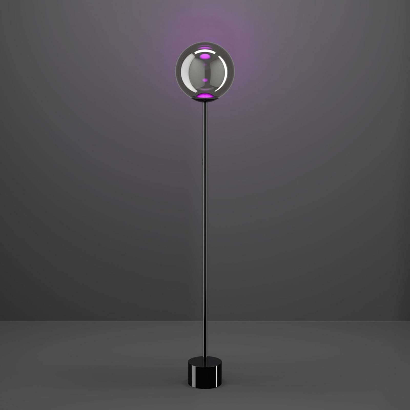 Stars of Light ANORIAS LED-lattiavalo, musta, 150 cm, CCT