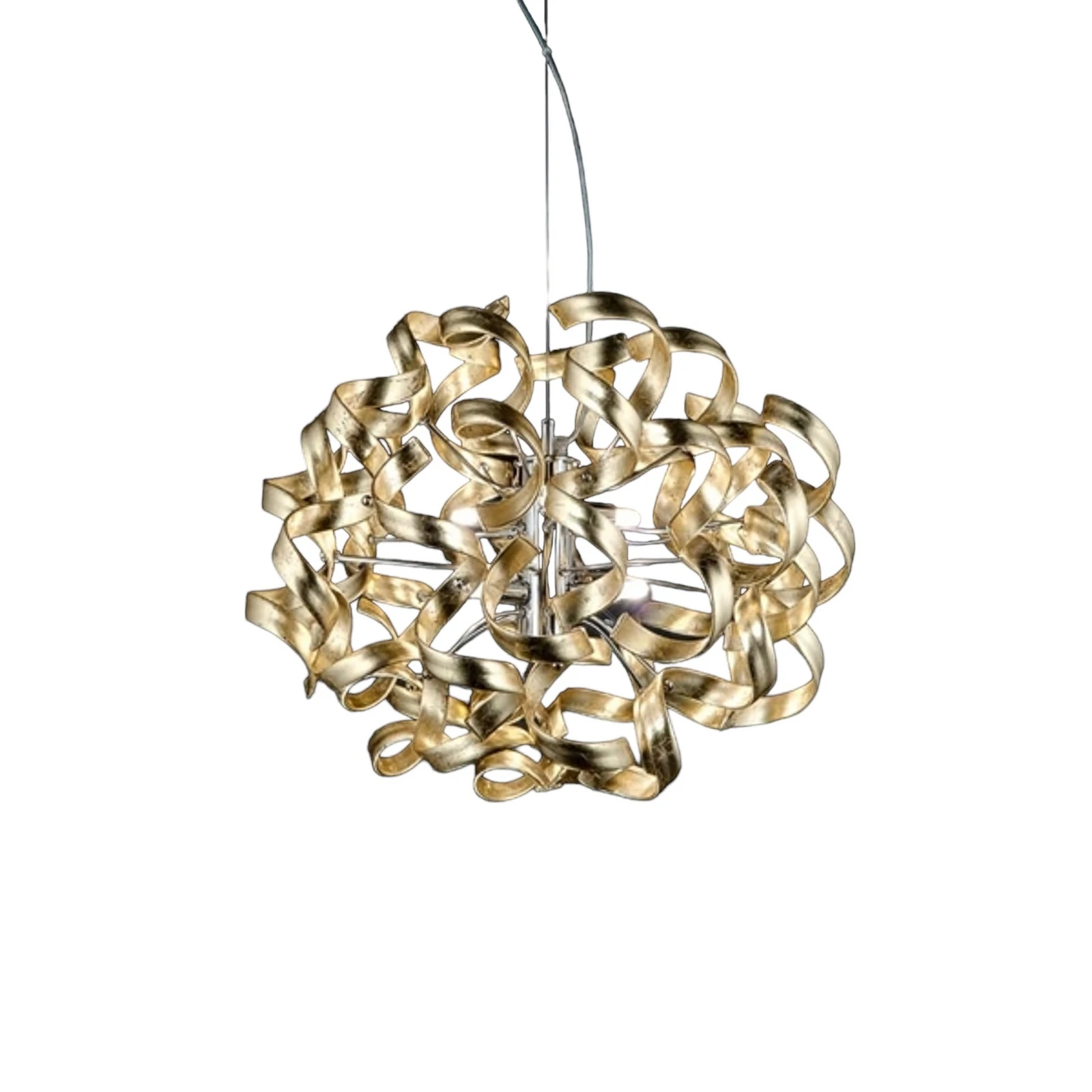 Hängeleuchte Gold, 50 cm Ø