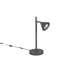 LED-Tischlampe Romeo, Höhe 40 cm, schwarz, Metall, CCT