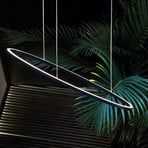 Candeeiro de suspensão Ellisse Mega LED Up 2.700K preto