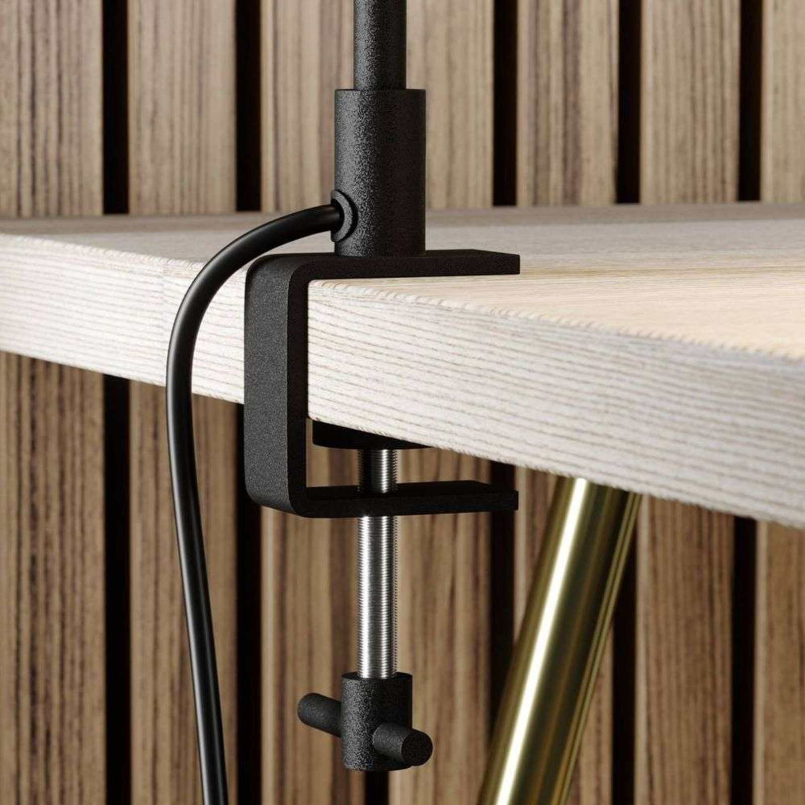 Angelina Klypelampe Brass/Black - Lucande