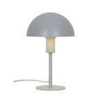 Lampa stołowa Ellen mini, szara, wysokość 25 cm, metal