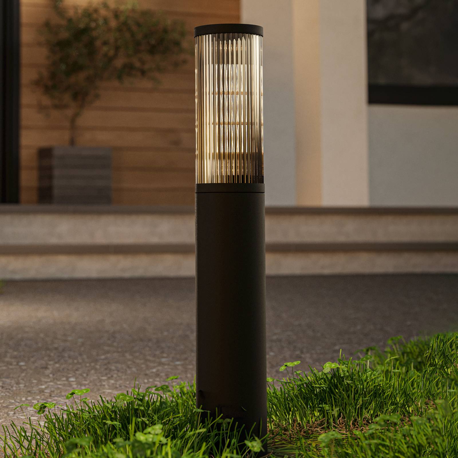 EGLO Luminaire pour socle Salle, hauteur 46,5 cm, noir, aluminium