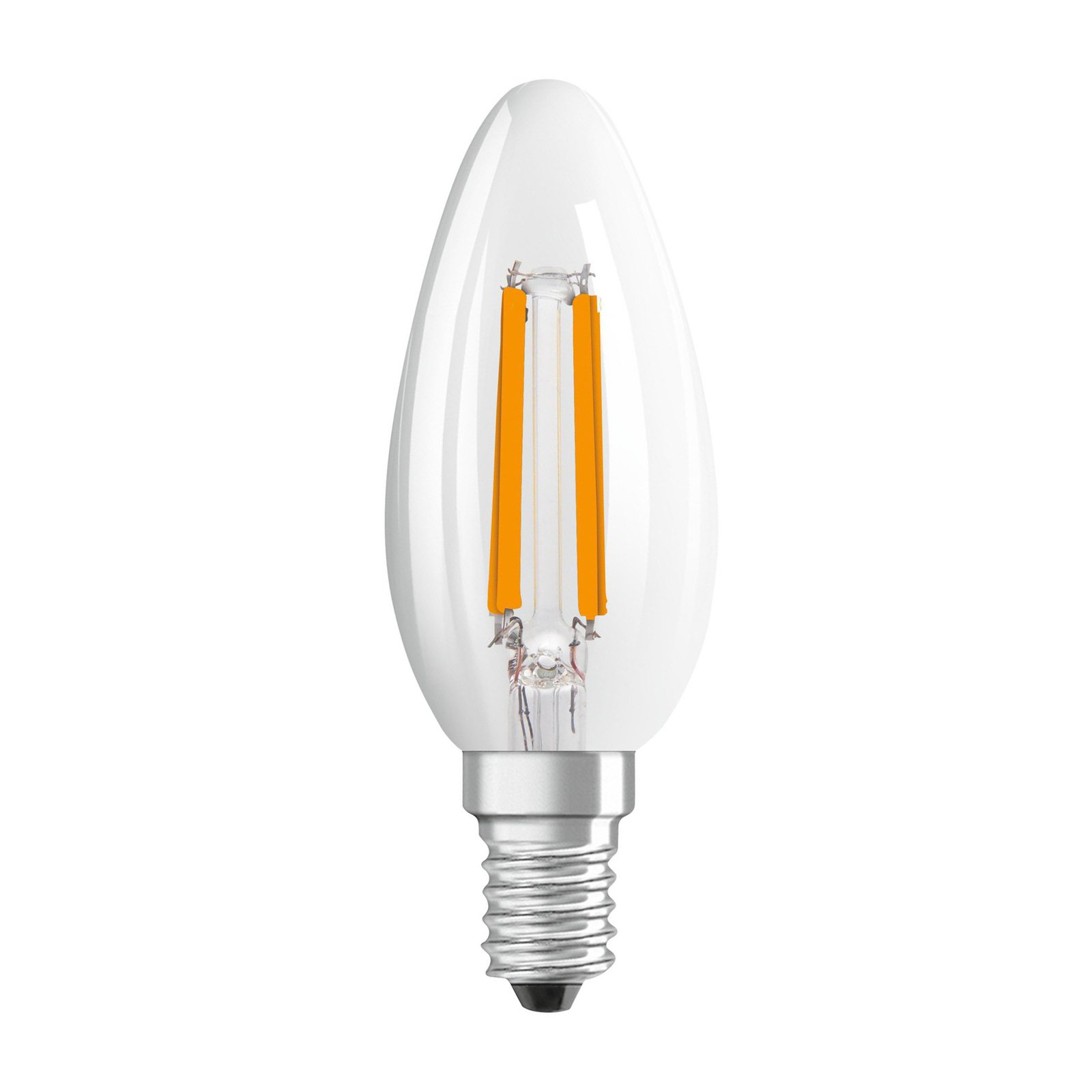 OSRAM LED izzó gyertya izzószál E14 1.2W 2700K 255lm