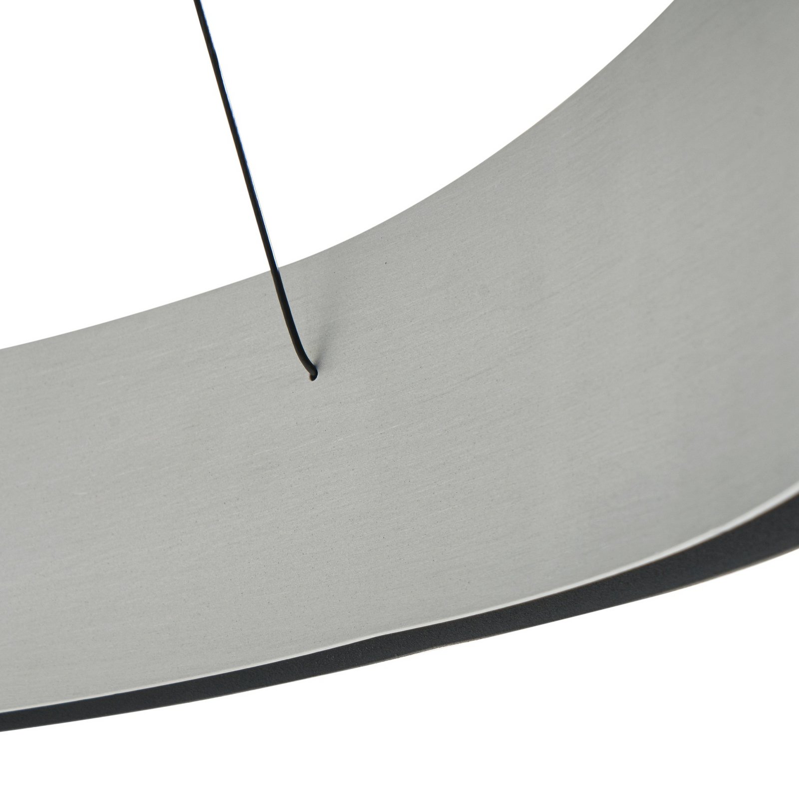 Lampada LED a sospensione Daelor, CCT, nero/alluminio, dimmerabile - Lucande