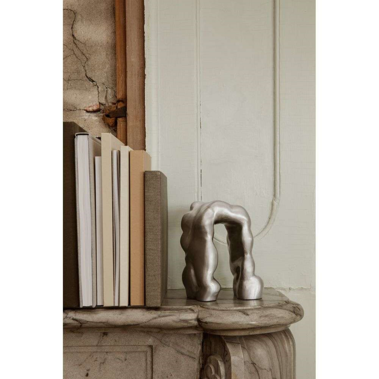 Morf Sculpture Brushed Aluminium - Ferm Living