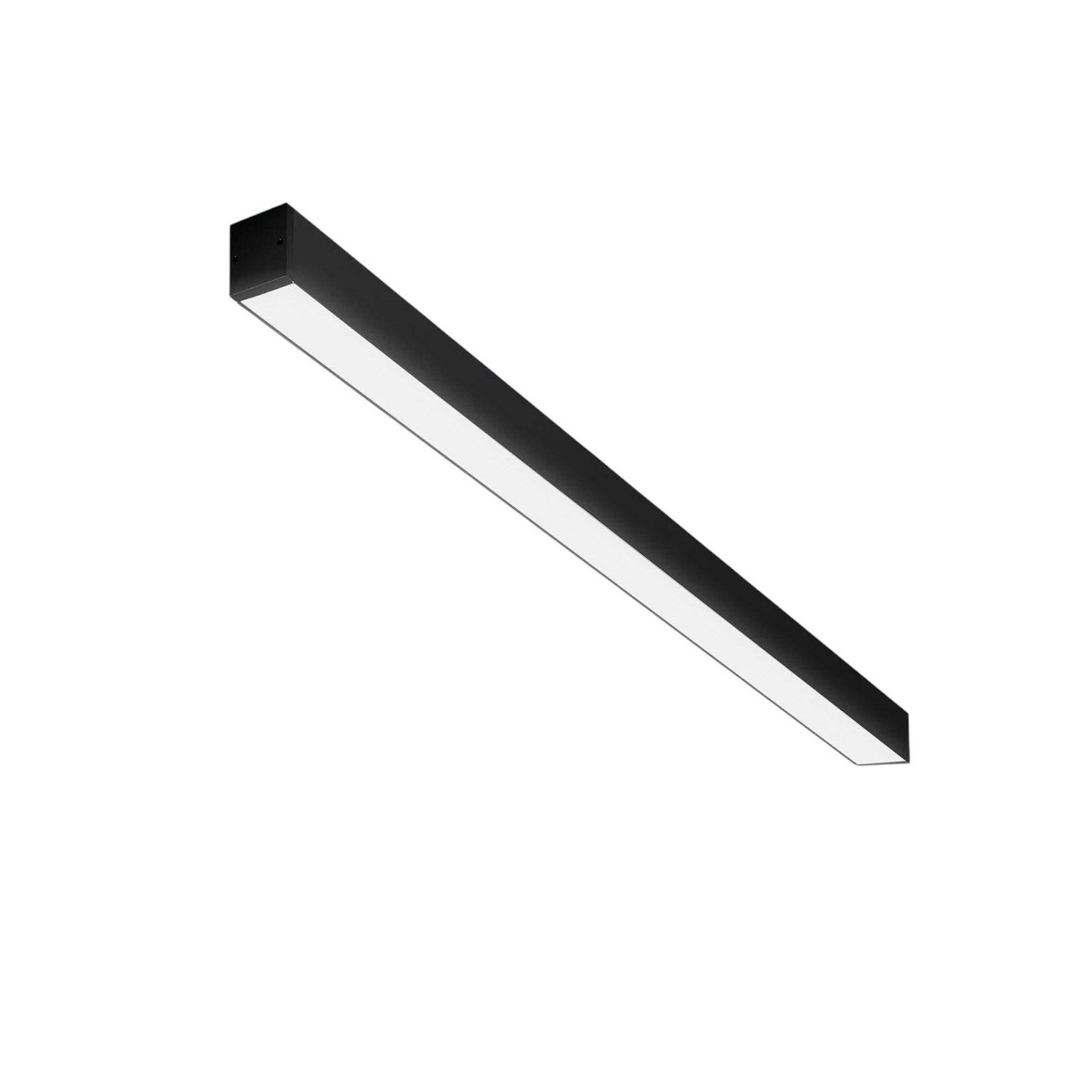 SLC LED ceiling light Click for length 140 cm, black, CCT