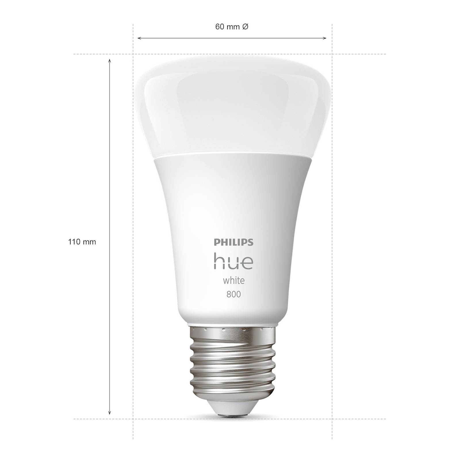 Philips Hue White 9W E27 żarówka LED, 4 szt.