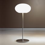 Stolna lampa Casablanca Aih, Ø 19cm mat bijela