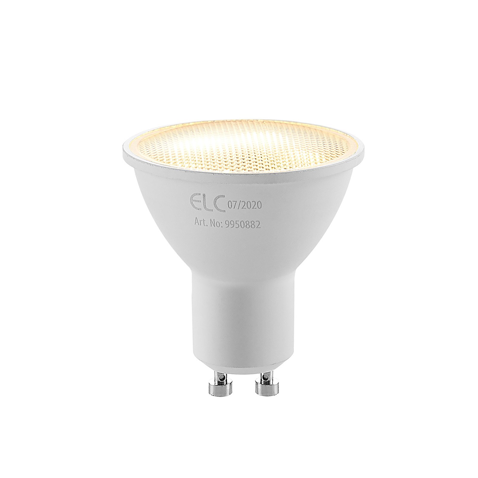 ELC ampoule LED GU10 5W par 10 827 Edison Glow dim