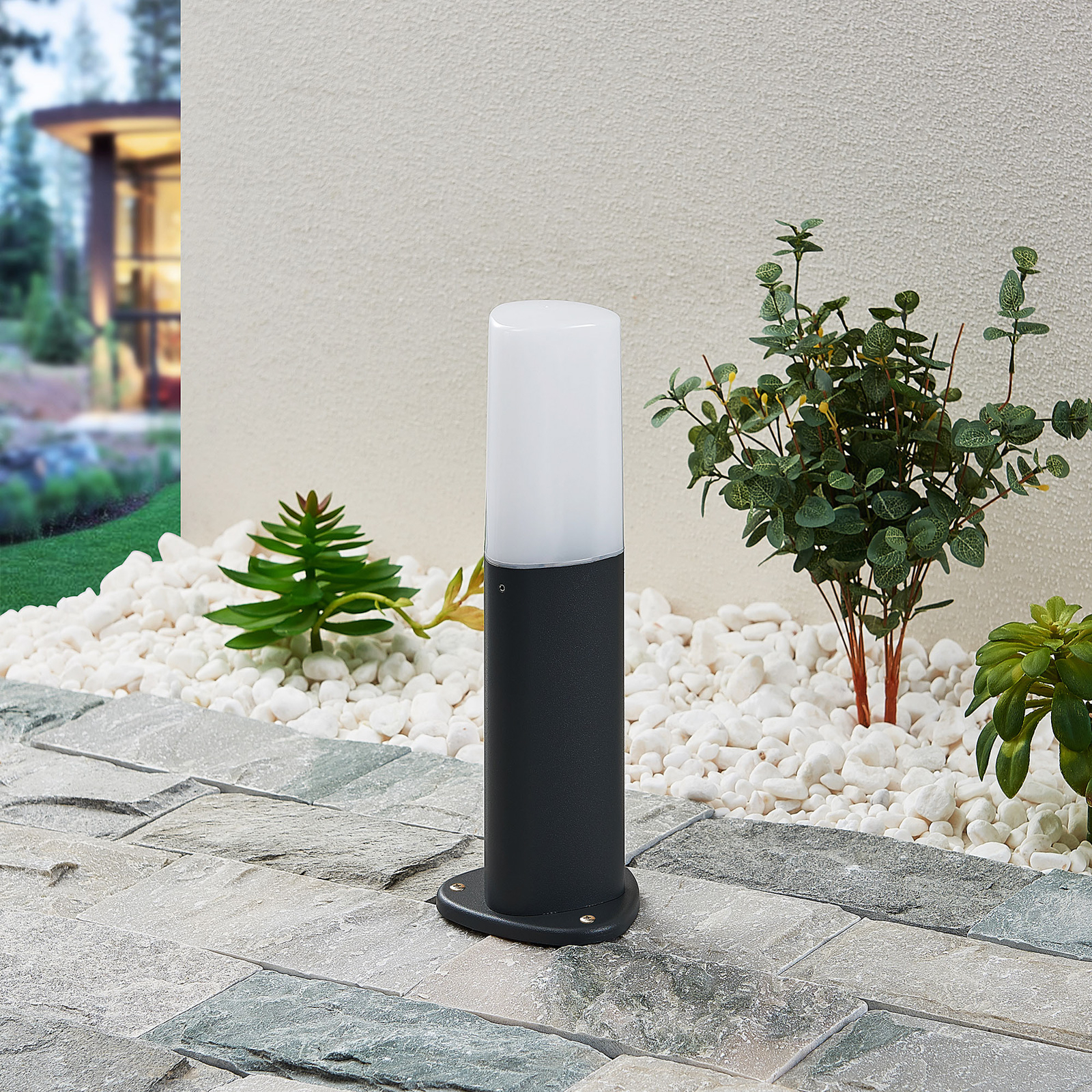 Obbie Garden Lamp H30 Anthracite - Lucande