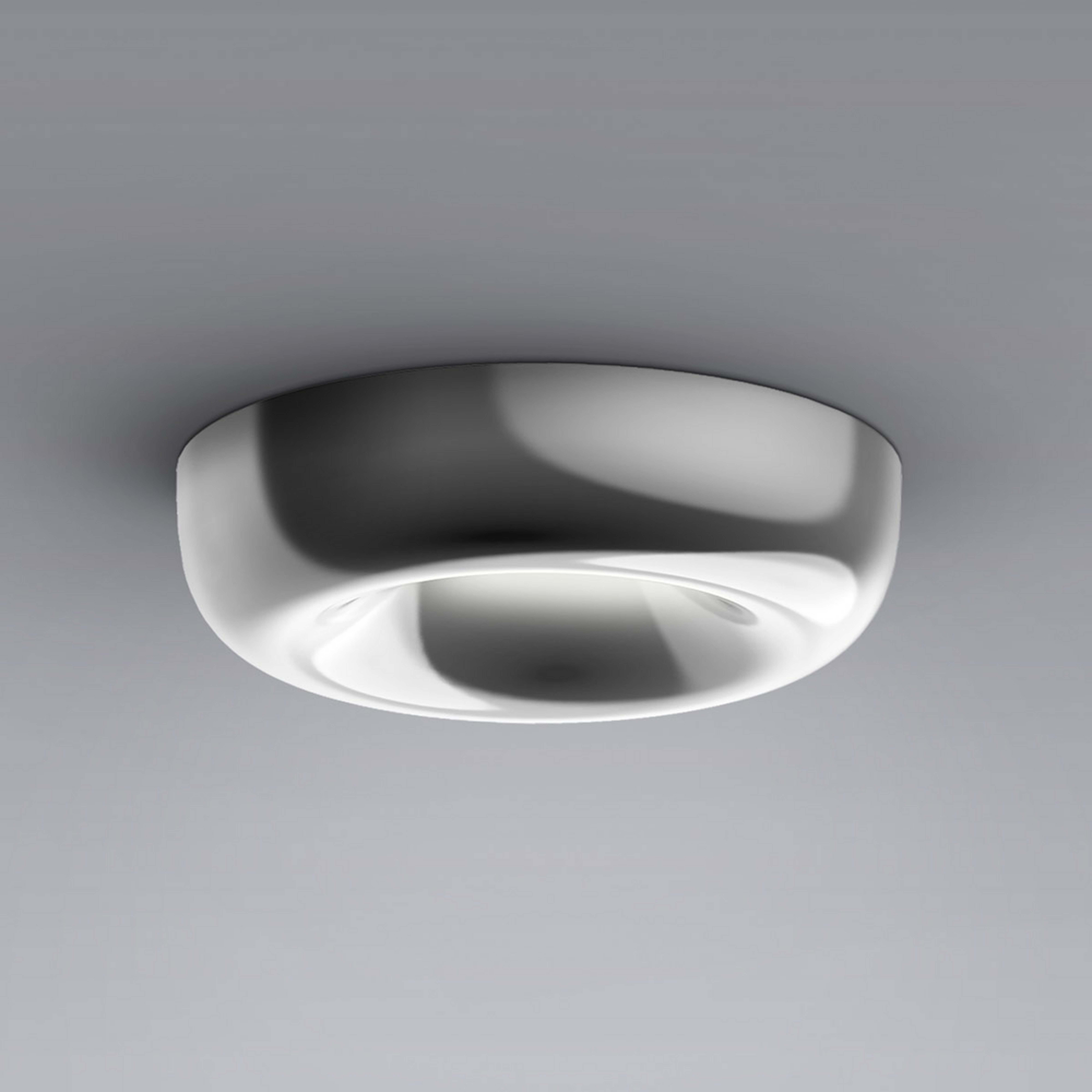 Serien Lighting Cavity Recessed LED-Einbauleuchte, Alu, dim.