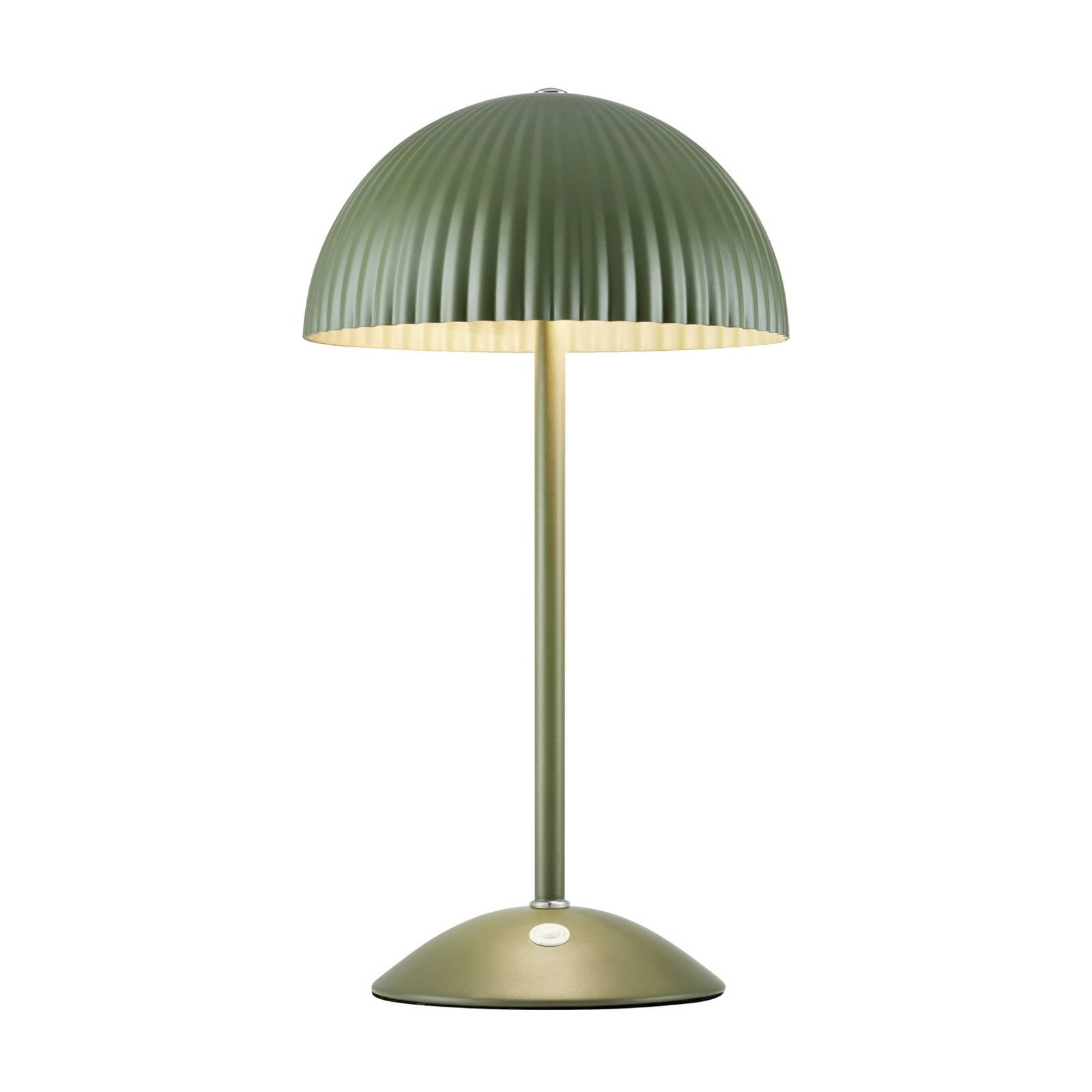 Markslöjd Lampe à poser Zin, verte, fer, hauteur 35,5 cm, G9