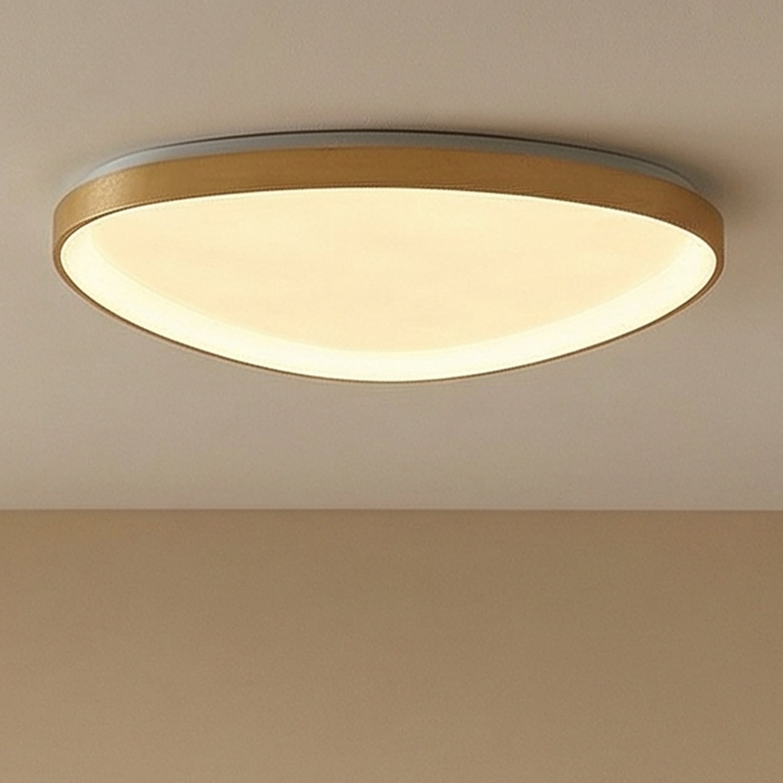 Plafonnier LED Asken, doré, 61 cm, à intensité variable, CCT - Lucande