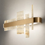 Designer wall light Honicé with LEDs