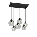 Cubus 6 Lámpara Colgante Graphite - Euluna