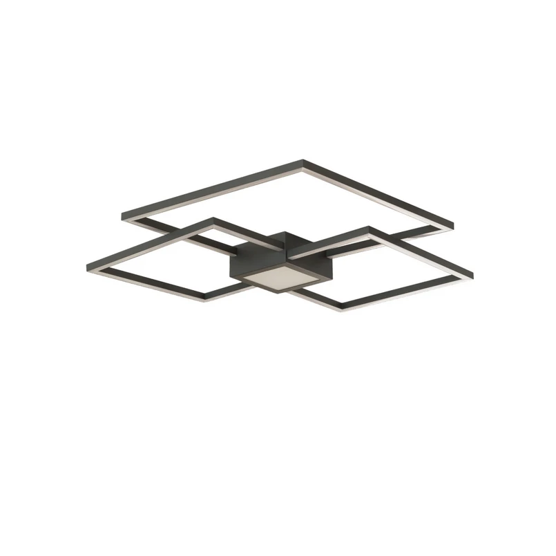 Lindby - Duetto 3 Plafonnier Anthracite