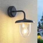 Prios Larkumi outdoor wall lamp with E27 socket