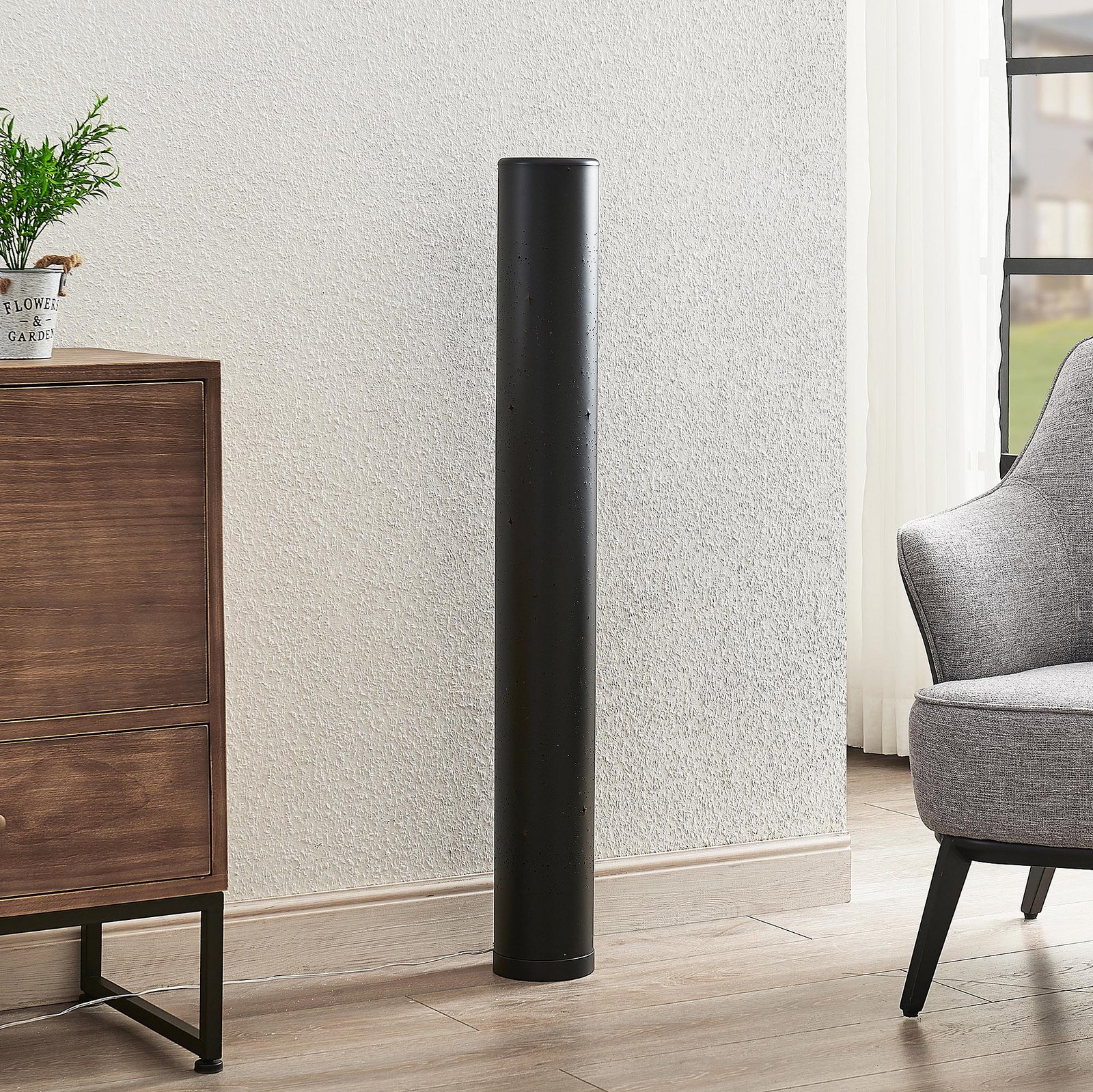 Lengla LED Golvlampa Black - Lindby