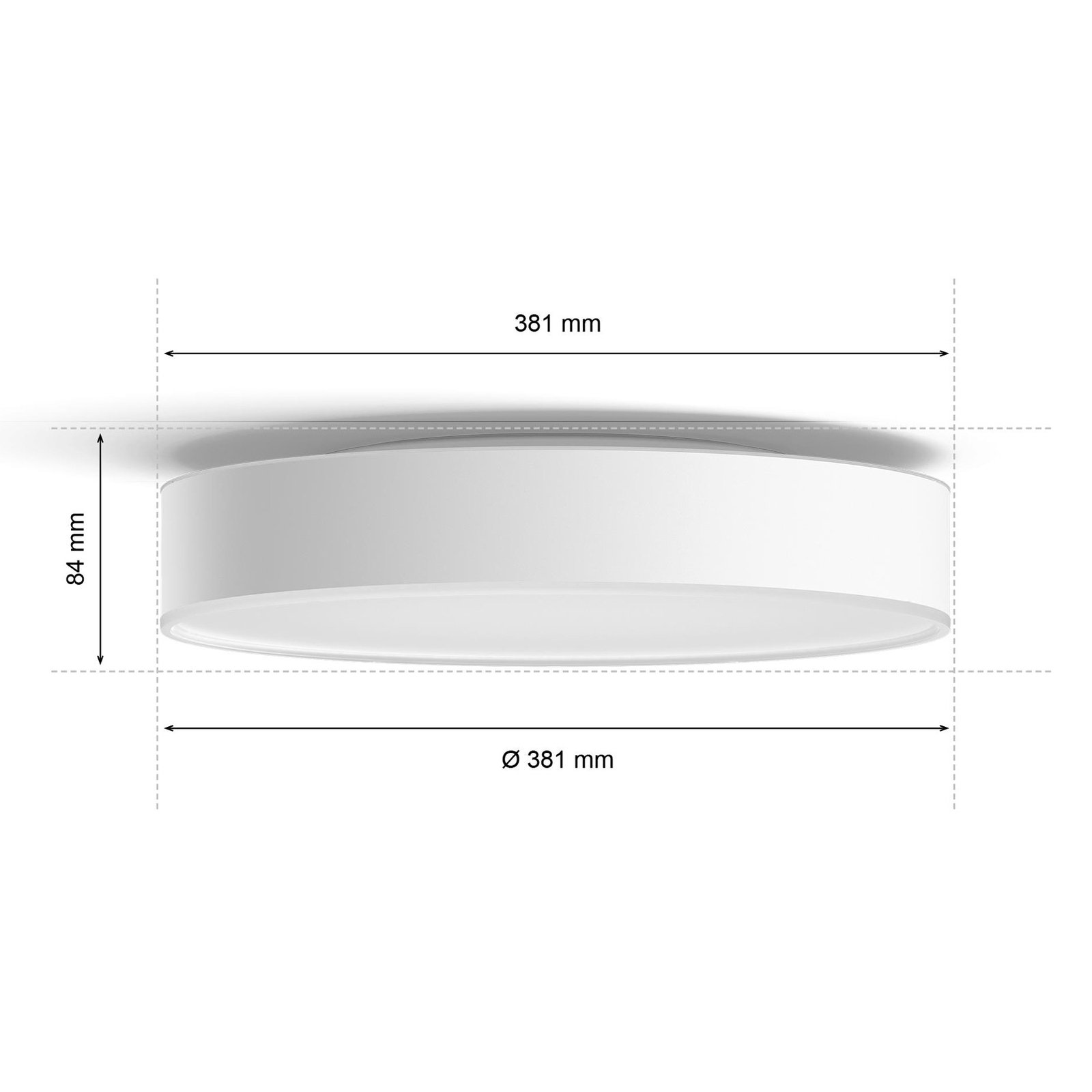 Hue Enrave M Deckenleuchte White Amb. White - Philips Hue