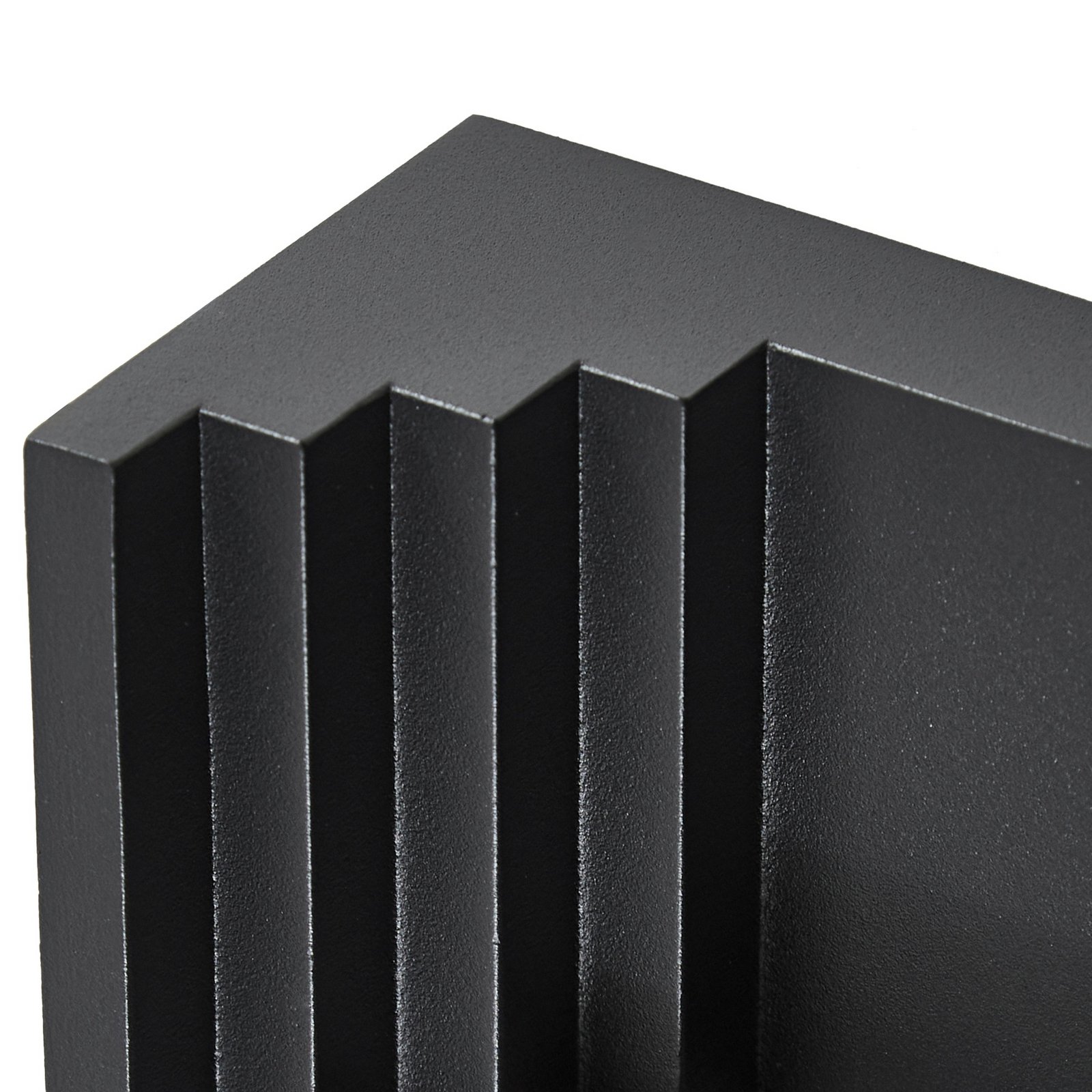 Lindby LED εξωτερικός φωτισμός τοίχου Aurali, 1 φως, μαύρο, IP65