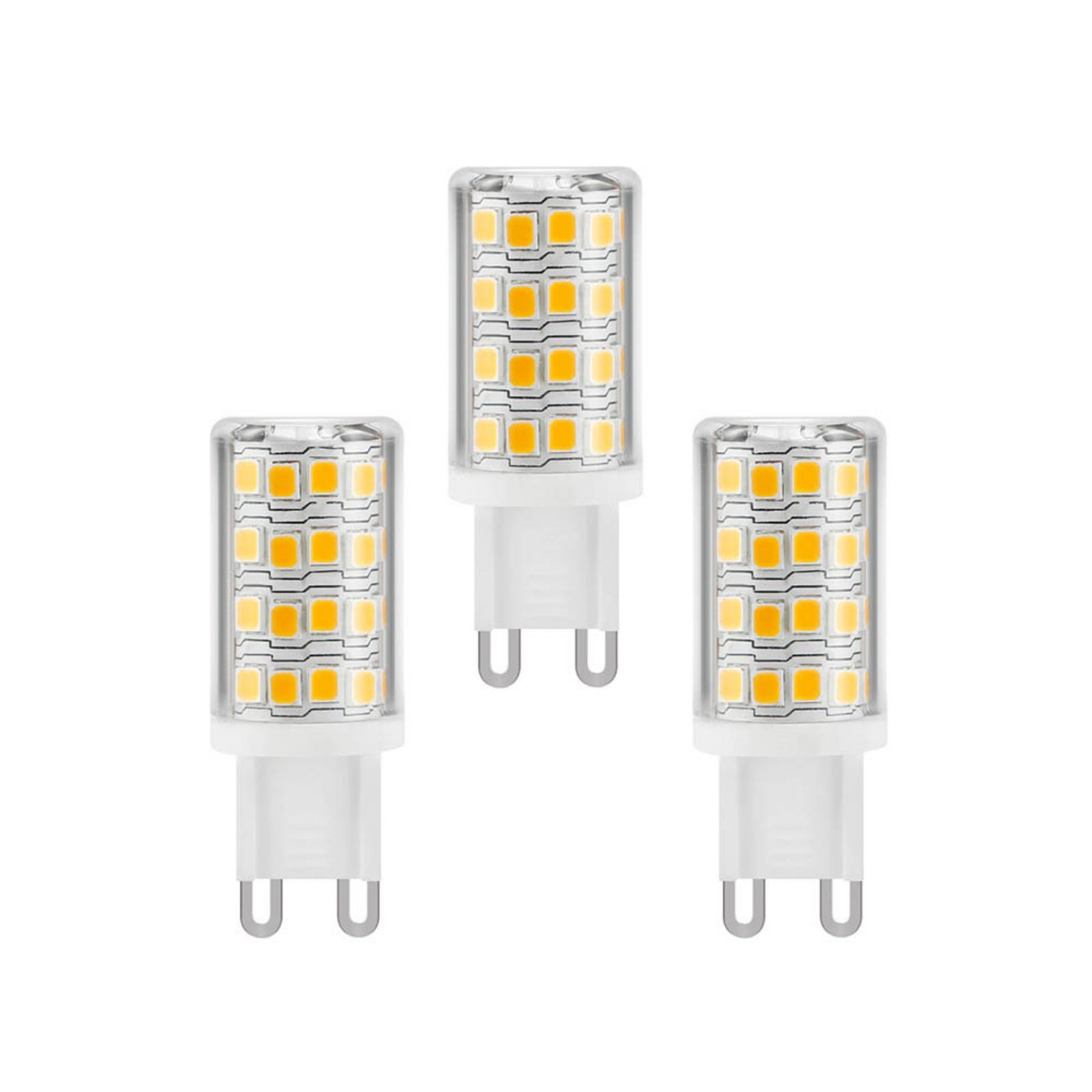 3-pack Žárovka LED 4,5W (410lm) Stmívatelné G9 - e3light