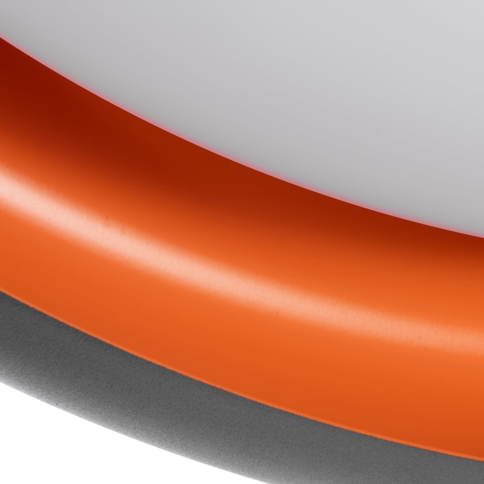 Plafonieră LED Serava, negru/portocaliu, Ø 60 cm, dimabilă - Lindby Plafonieră LED Serava, negru/portocaliu, Ø 60 cm, dimabilă - Lindby