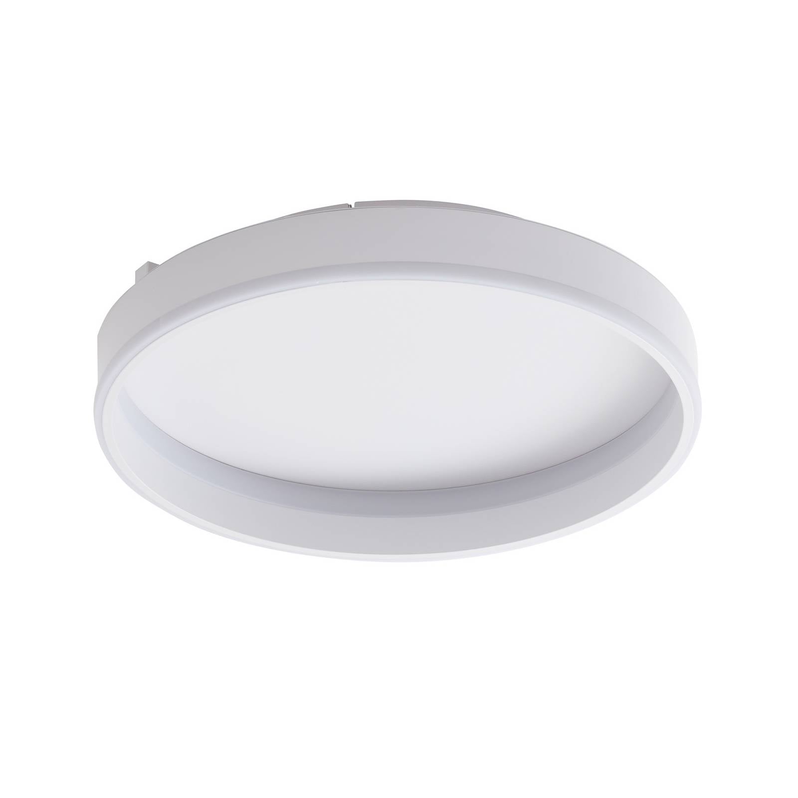 Lindby LED-Deckenleuchte Yasmen, weiß, Metall, 3-step-dim