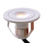 Lámpara de techo empotrable LED Punto Lumi, blanca, 1 W, 3.000 K