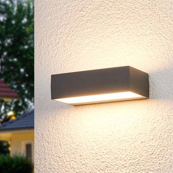 Lissi- LED-ytterväggslampa i kantig form