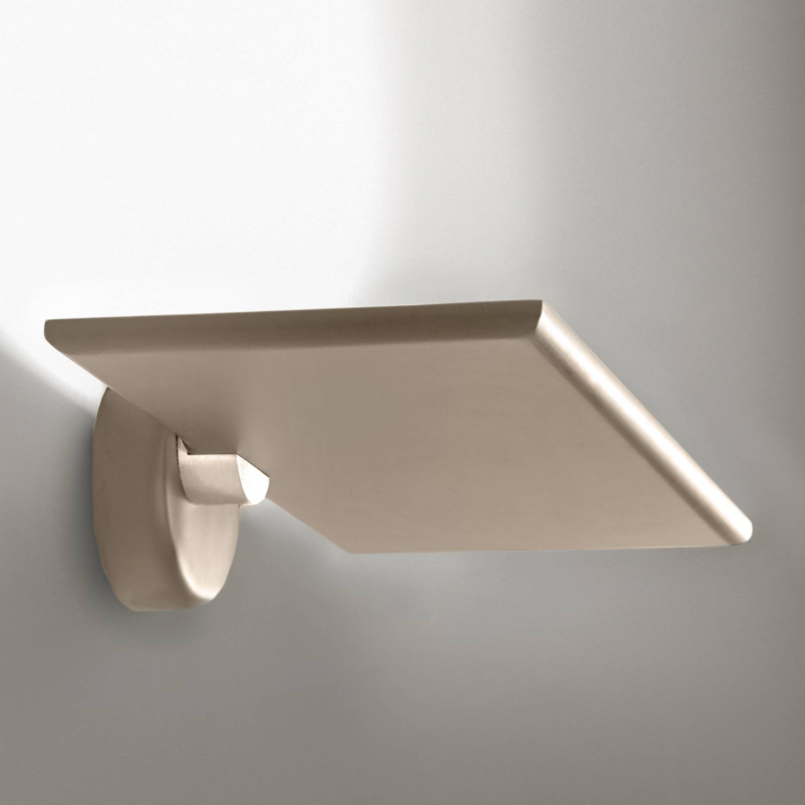 ICONE GiuUp LED wall uplighter 40 W, dove grey, for Living / Dining Room, aluminium, 40 W, energy efficiency: A+, W: 30.2 cm