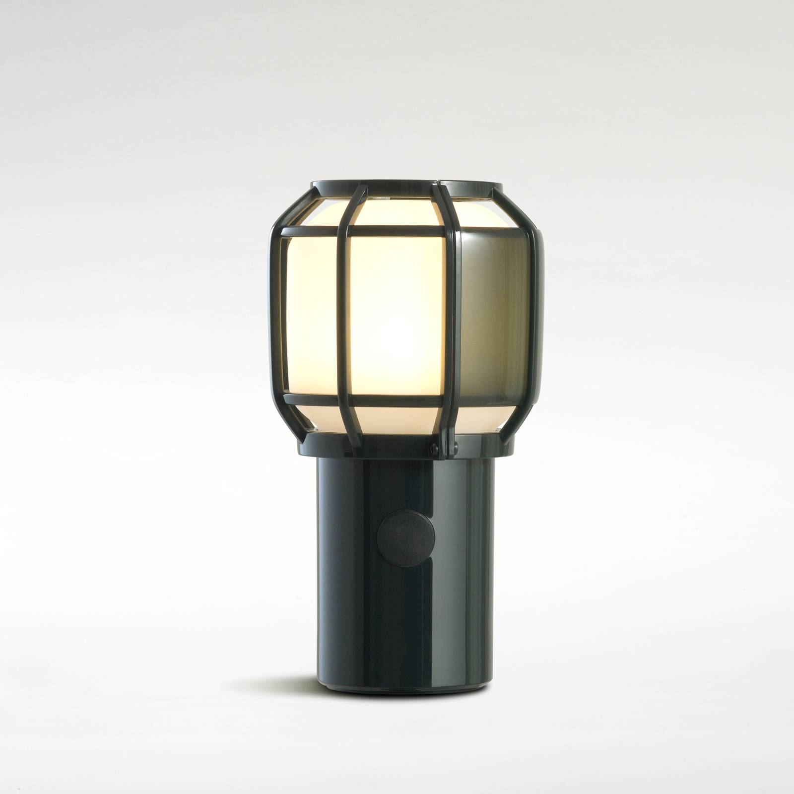 MARSET Chispa LED battery terrace lamp IP44 green, polycarbonate, polyethylene, metal, 2.7 W, H: 17.8 cm