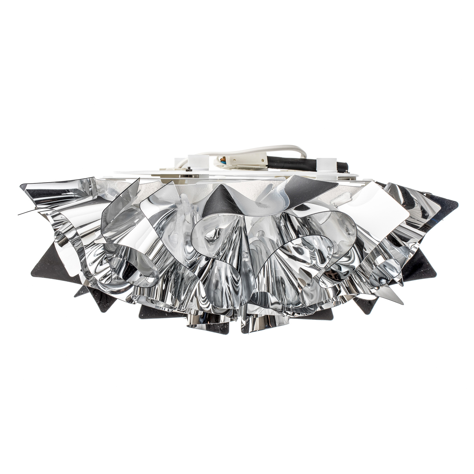 Slamp Veli Mini – design-taklampe, Ø 32 cm, sølv