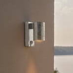 Tin Maxi Sensor outdoor wall light, galvanised, steel, IP54, GU10