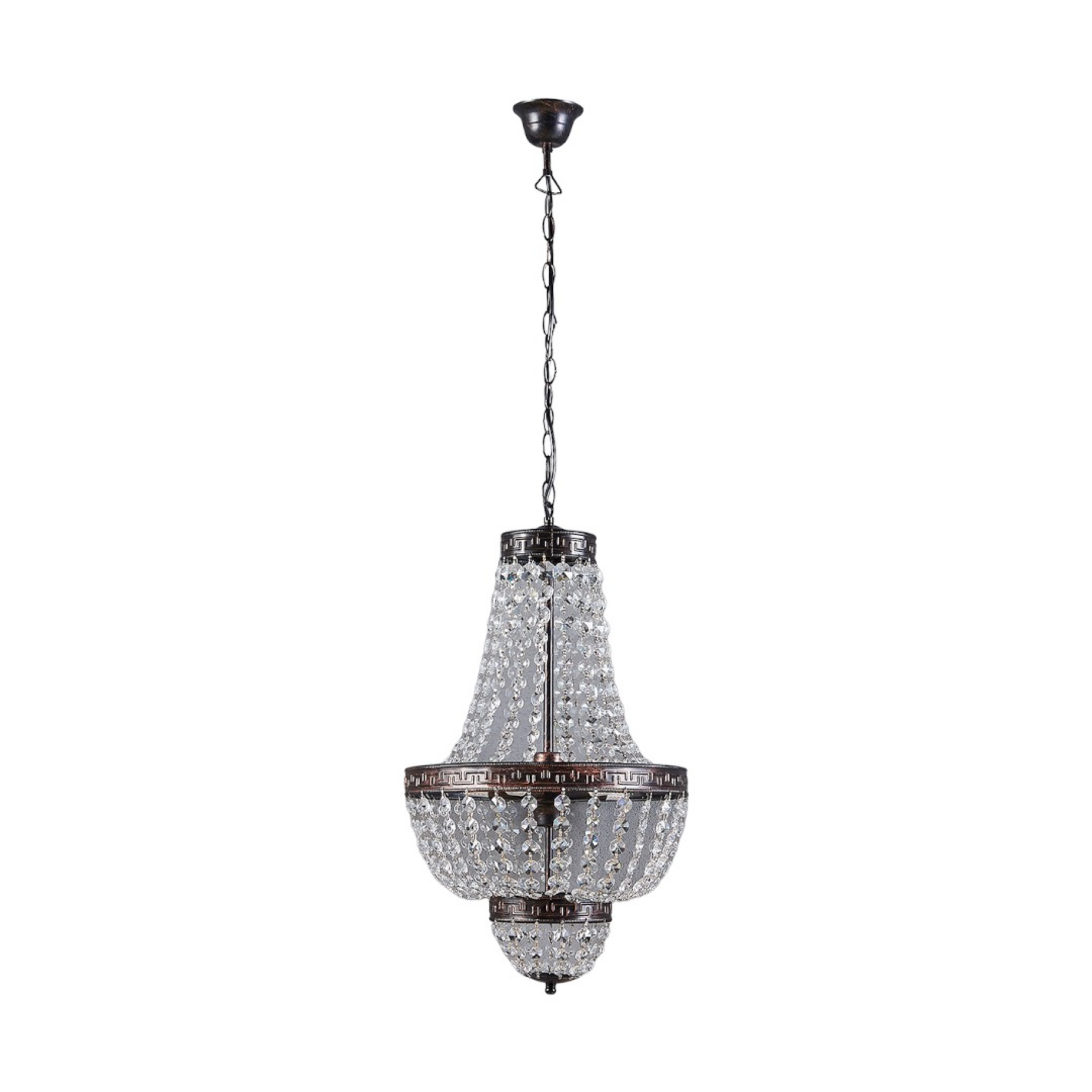 Jorve Chandelier Crystal/Antique - Lindby