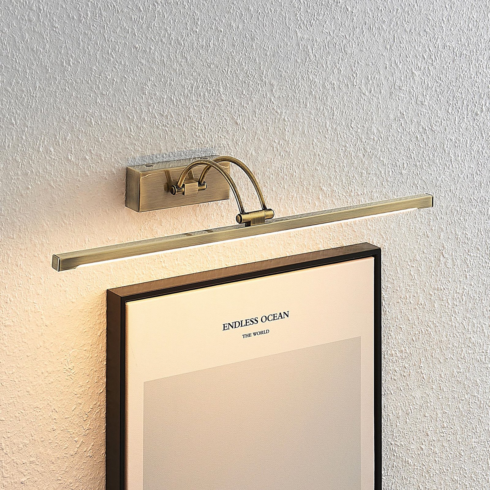 Felena LED Wandleuchte Antique Brass - Lucande