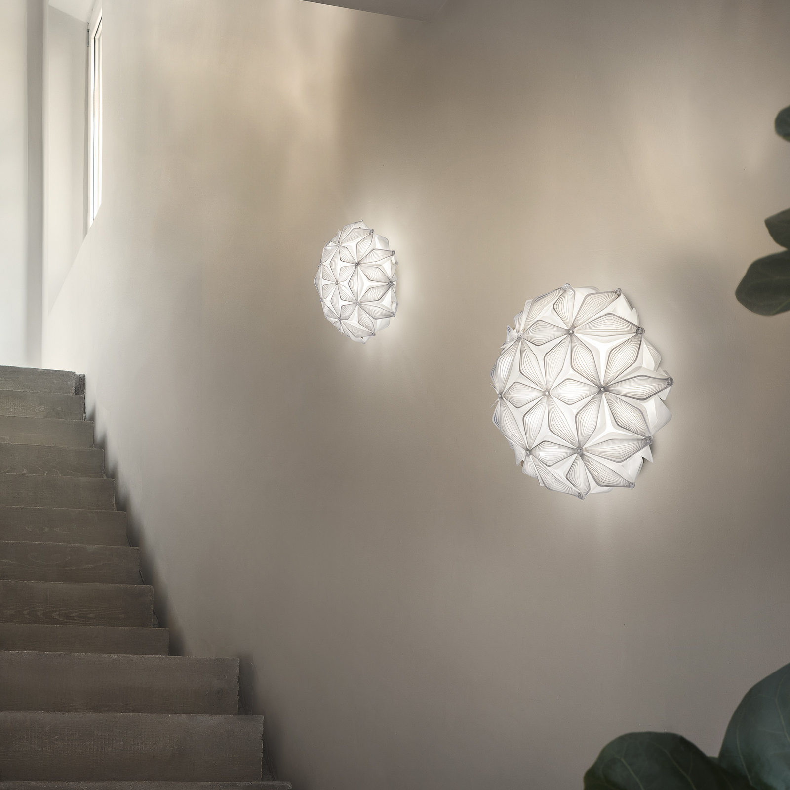 Lámpara de techo C'EST LA VIE, blanca, Ø 34 cm, 2 luces, E14