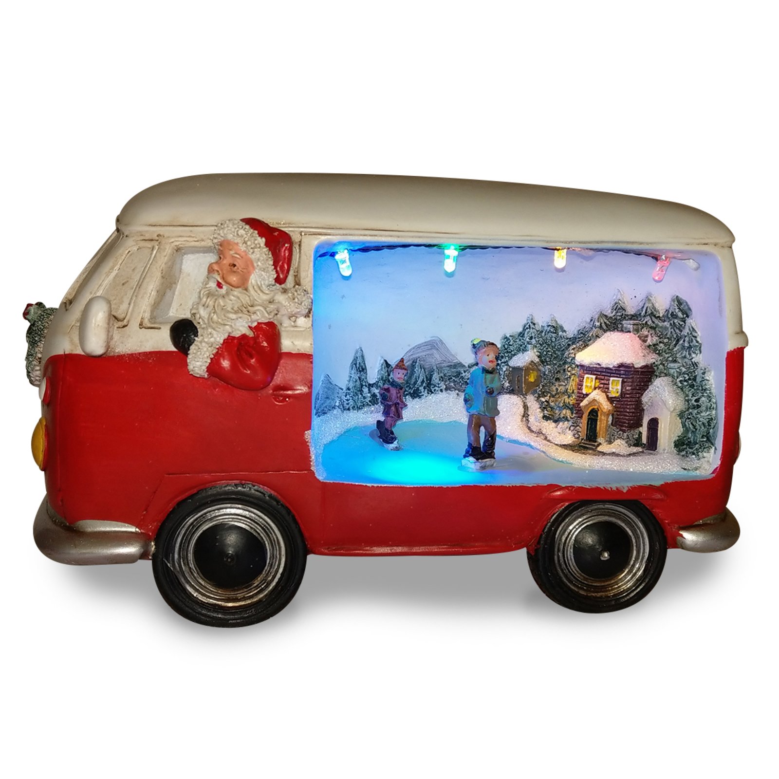 Lampe déco LED Merryville, bus de Noël