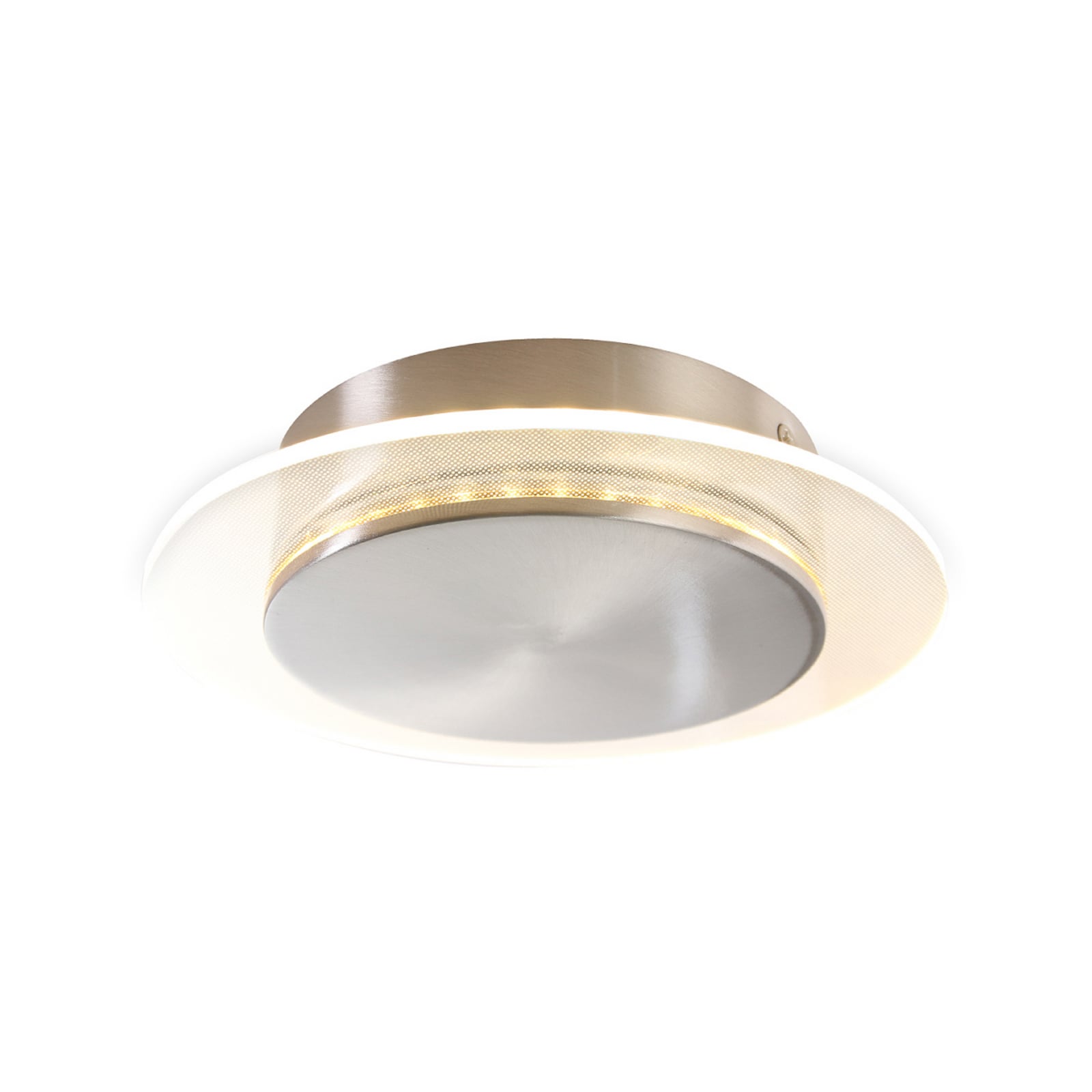 LED sienas lampa „Lido“, tērauda pelēka, metāls, 2700 K