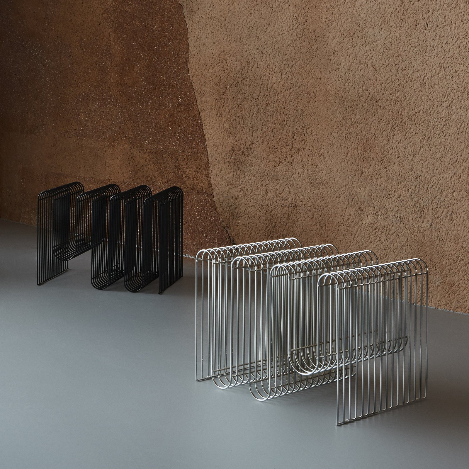 Curva Magazin-Halter Silber - AYTM