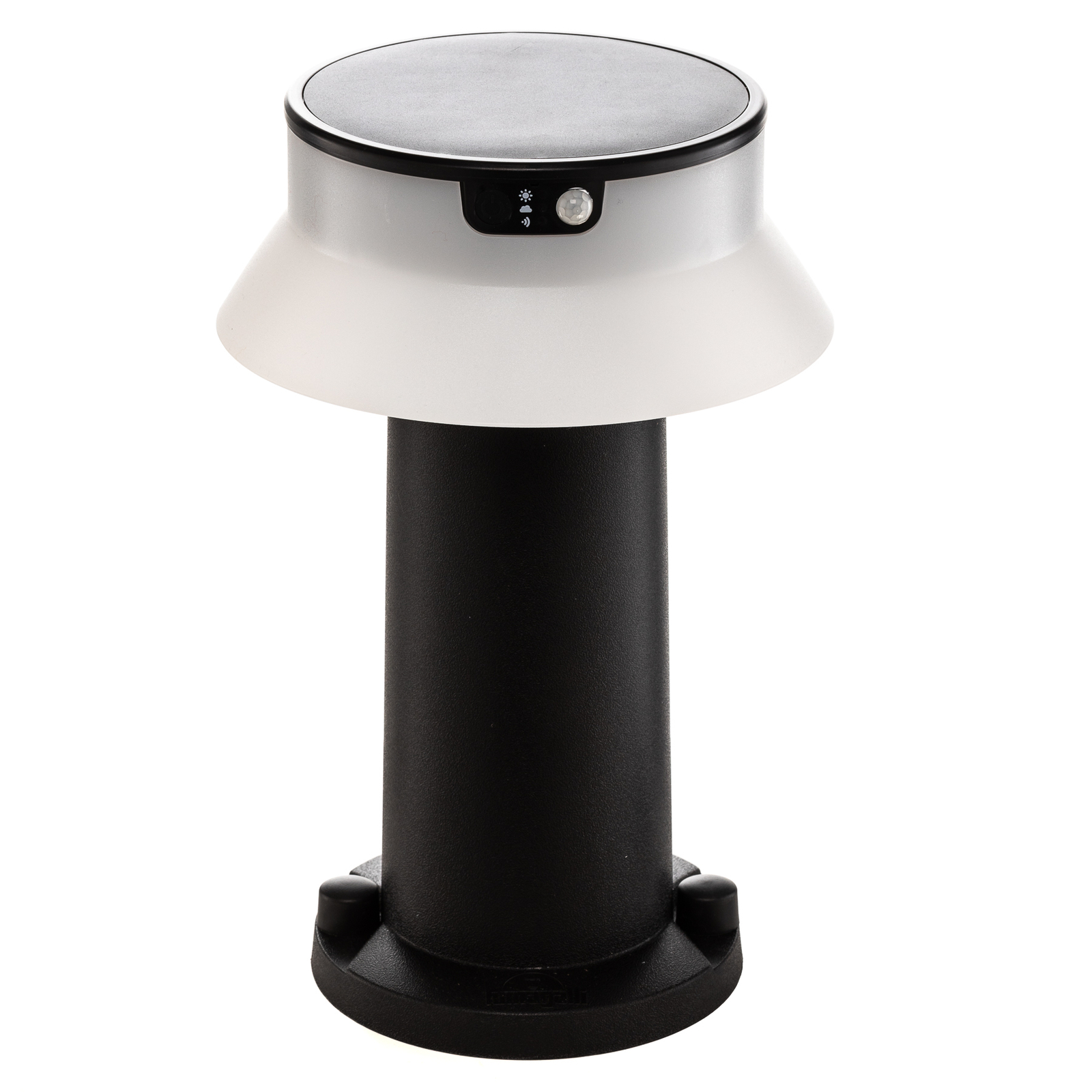 Felice LED-solcellelampe, sort, CCT, højde 33 cm