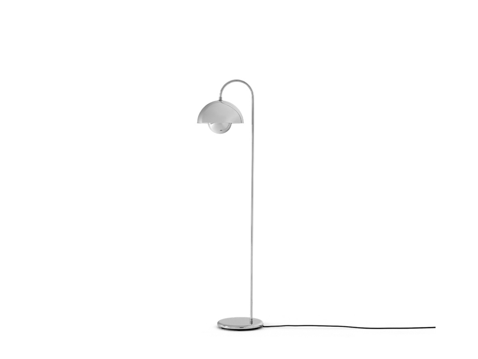 Flowerpot VP12 Golvlampa Chrome-Plated - &Tradition