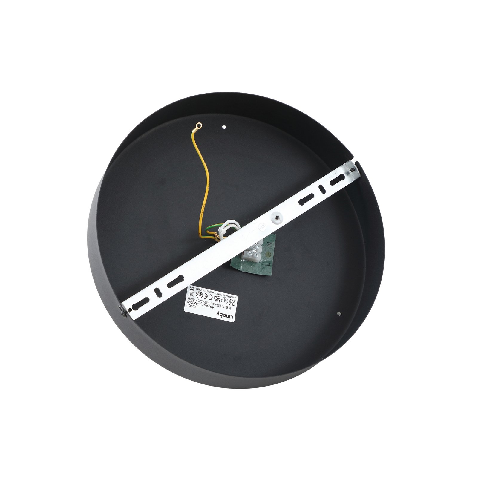 Ediz Ceiling Lamp Wood/Black - Lindby