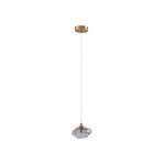 Piatra Pendelleuchte Rauch/Messing - Lindby