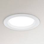 Dimmable Spock LED recessed light Ø 9 cm white