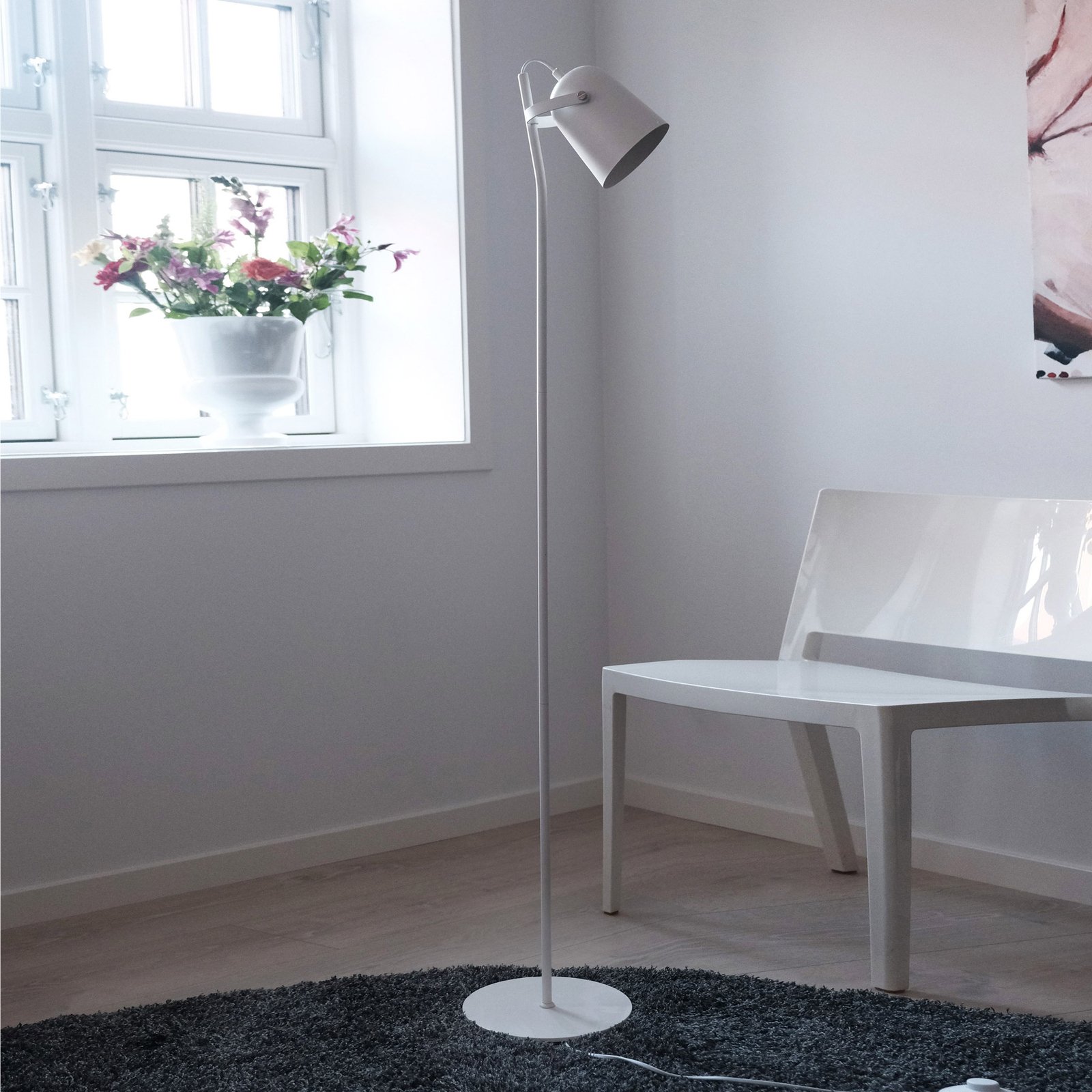 Oslo Lampa Podłogowa Matt White - DybergLarsen
