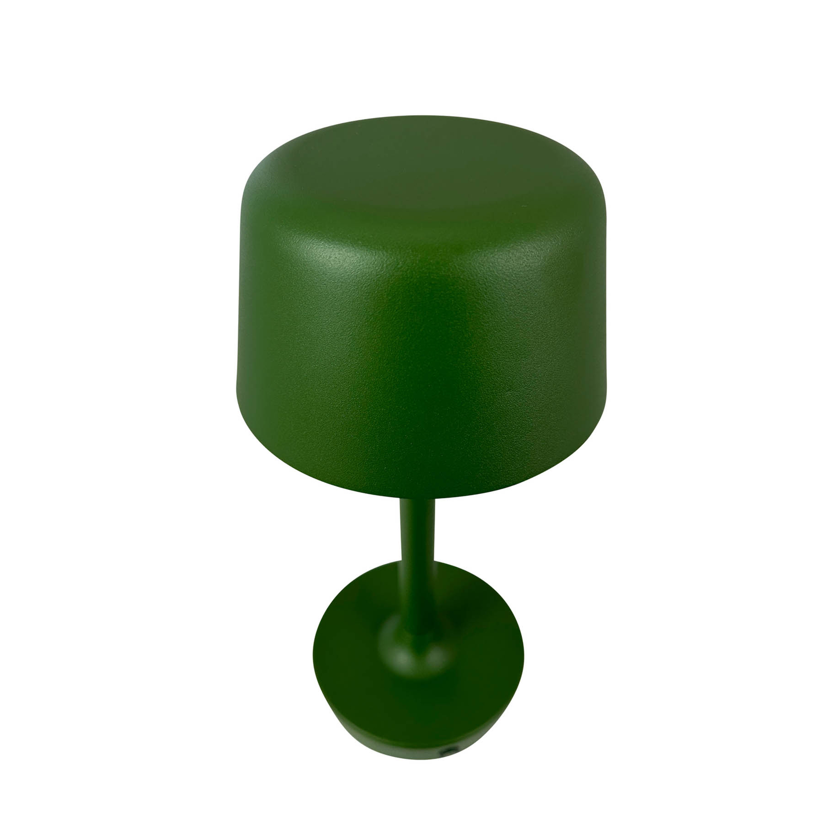 Dyberg Larsen LED table lamp Flow, green, height 25 cm