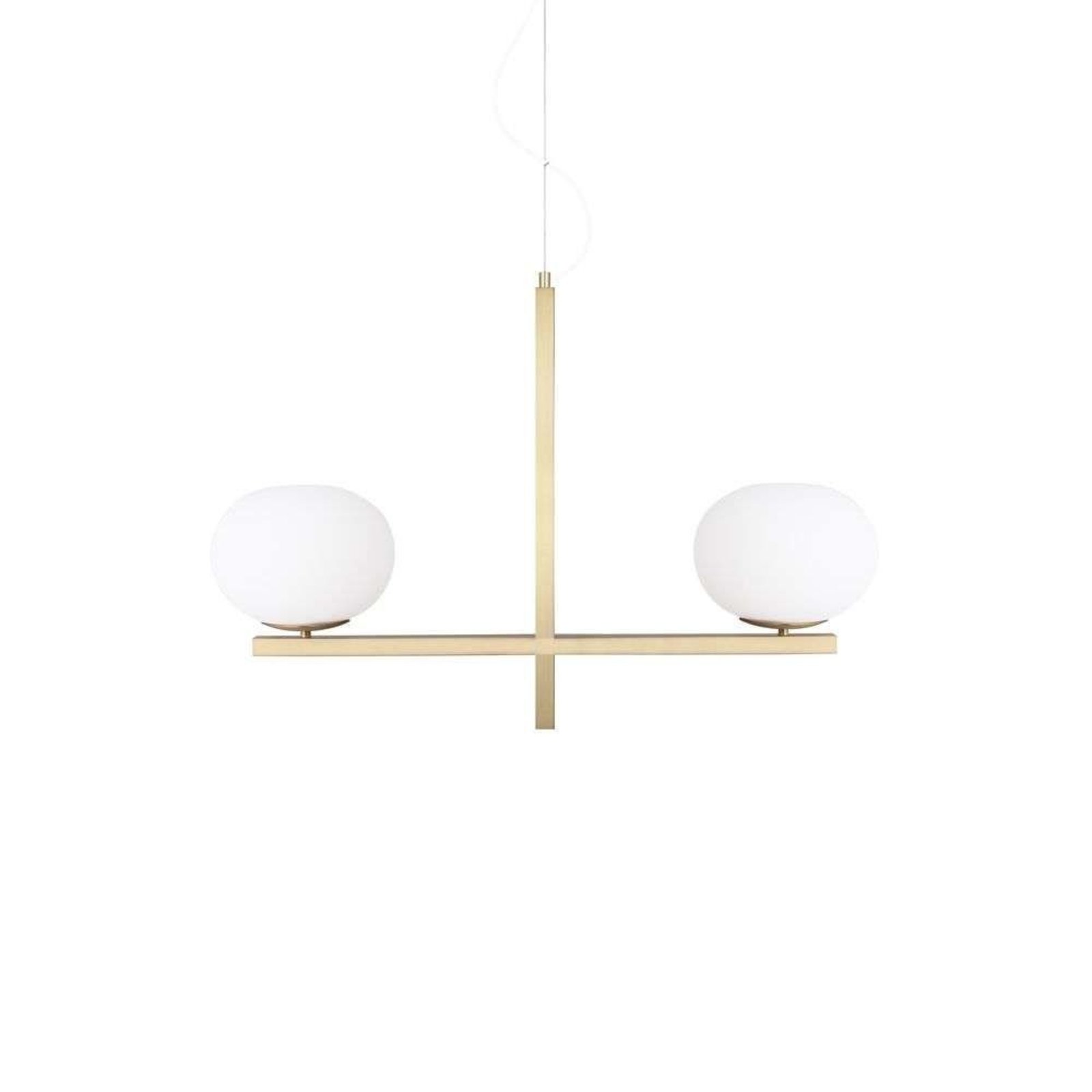 Gemini Lustră Pendul Brushed Brass - Globen Lighting