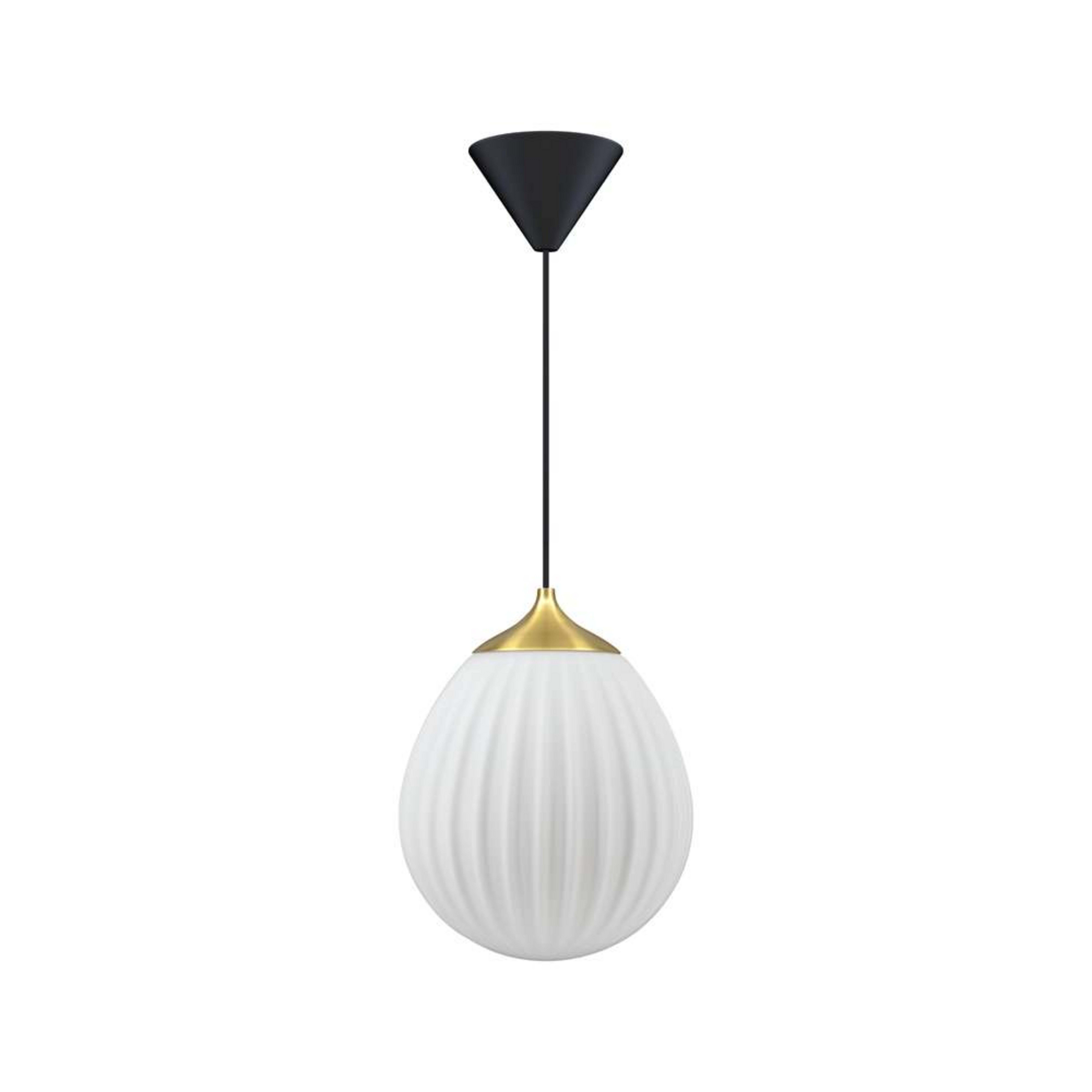 Around the World Pendant Mini Brushed Brass/White/Black - UMAGE